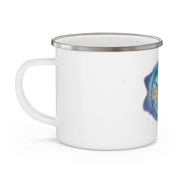 Respect Mother Earth Enamel Camping Mug