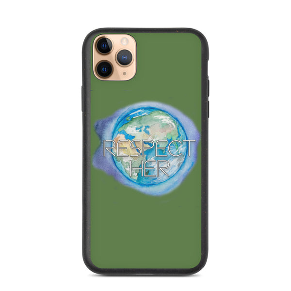 Respect Mother Earth Biodegradable iPhone Case