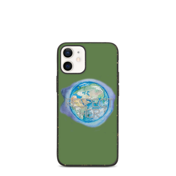 Respect Mother Earth Biodegradable iPhone Case