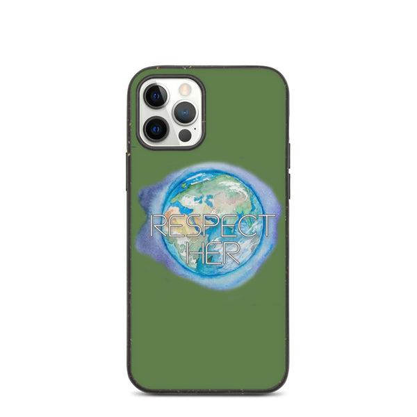 Respect Mother Earth Biodegradable iPhone Case