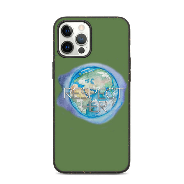 Respect Mother Earth Biodegradable iPhone Case