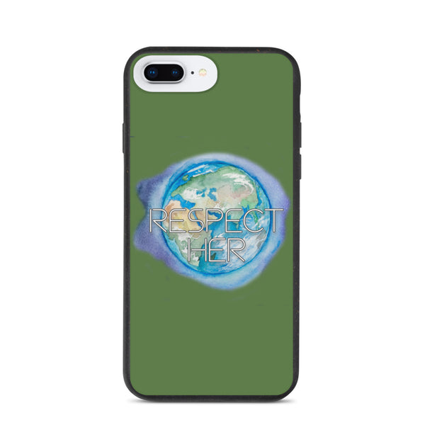 Respect Mother Earth Biodegradable iPhone Case