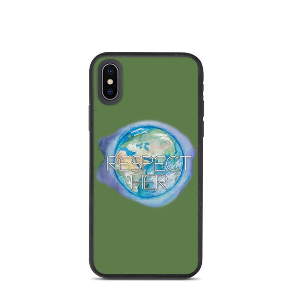 Respect Mother Earth Biodegradable iPhone Case