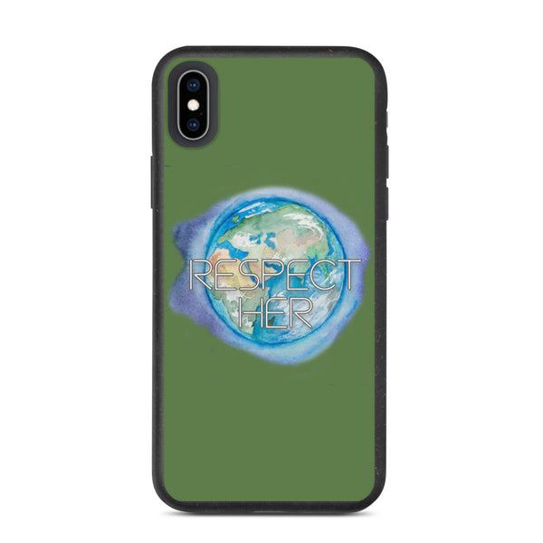 Respect Mother Earth Biodegradable iPhone Case